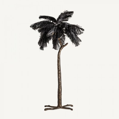 Black Feather Lamp